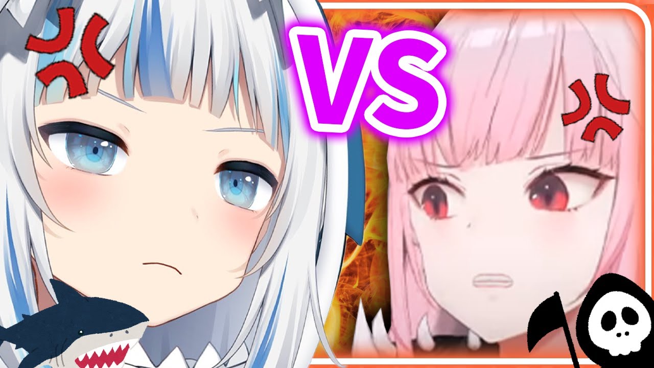 Gura and Calli being HILARIOUSLY Merciless in the War! 【HololiveEN】