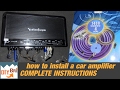 Installing a Car Audio Amplifier From Start to Finish