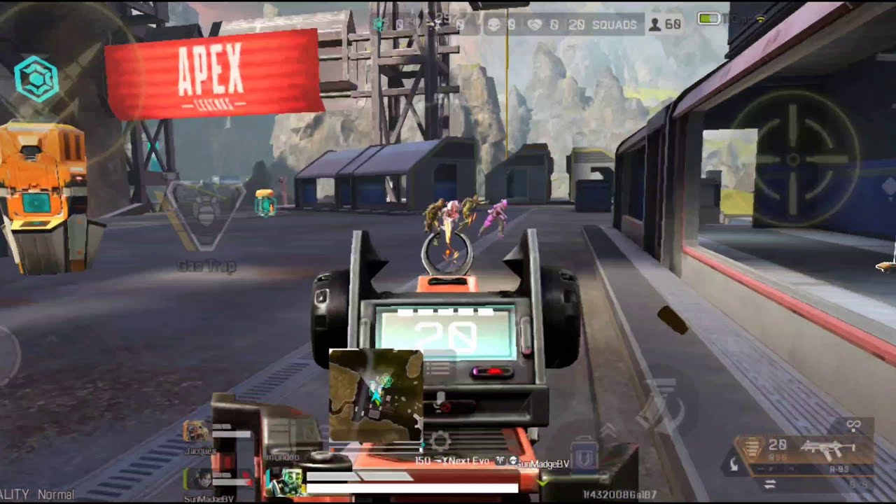 solo caustic - bot lobby? Apex Legends Mobile gameplay