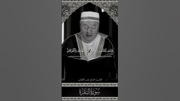 شَهْرُ رَمَضَانَ الَّذِي أُنزِلَ فِيهِ الْقُرْآنُ || سورة البقرة القارئ: الحاج عامر الكاظمي