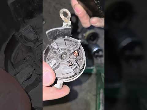 New starter destroyed by faulty ignition switch !