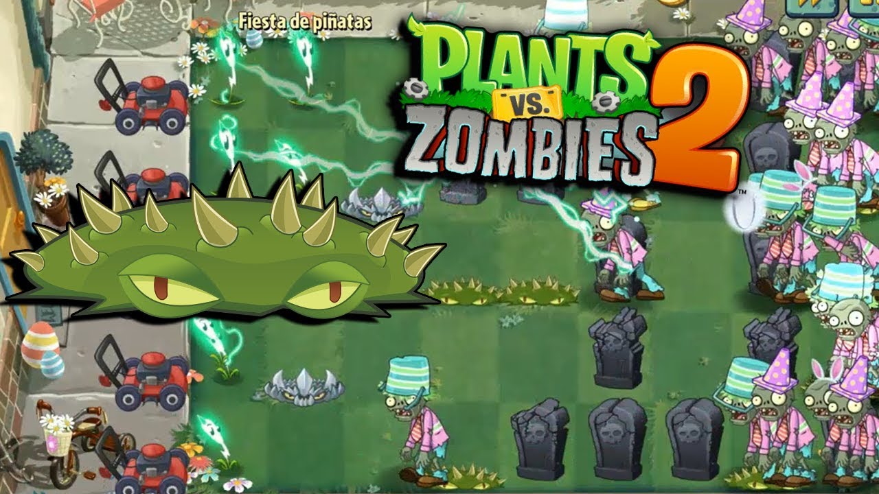 MI ESTRATEGIA CON EL PINCHOHIERBA - Plantas Vs Zombies 2 - YouTube