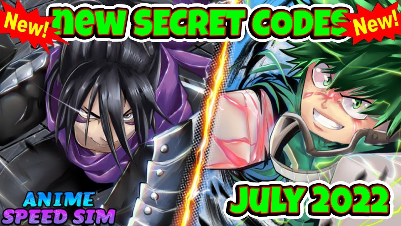 2022 ALL SECRET CODES Roblox [NEW] Anime Speed Simulator ⚡, NEW CODES ...