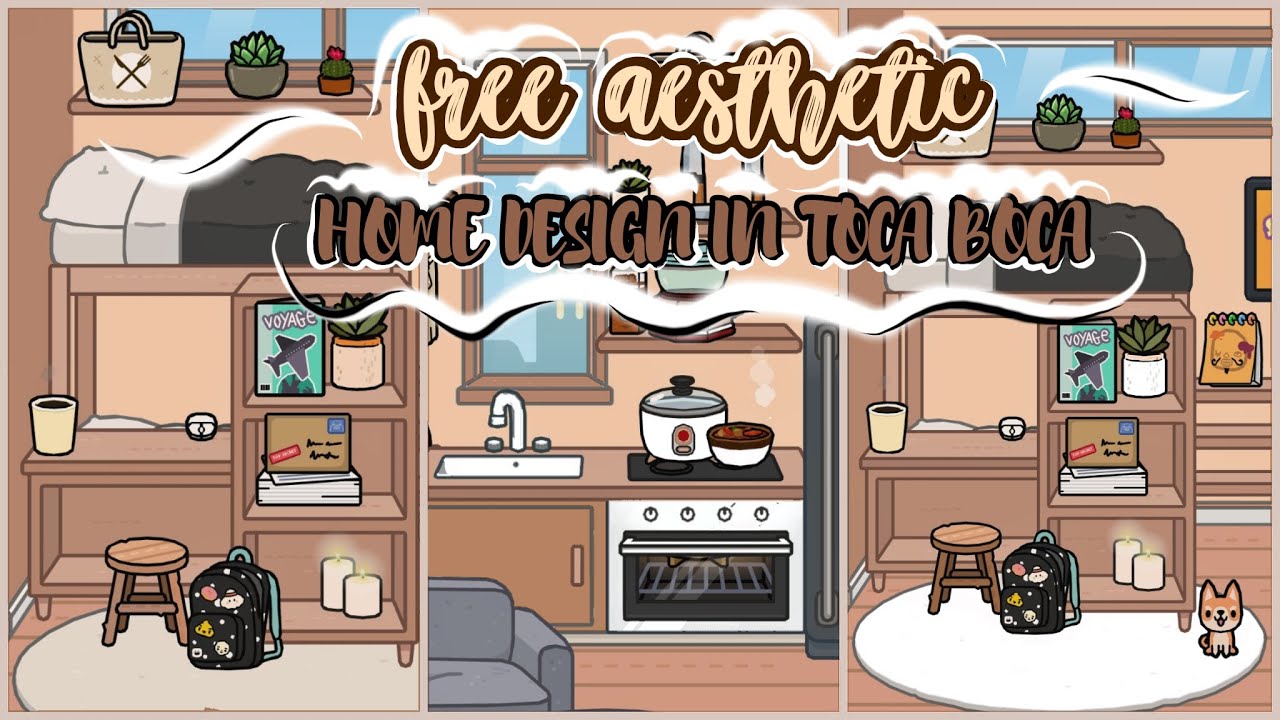 Free Aesthetic House Design🧺🧸 //Toca Life World 