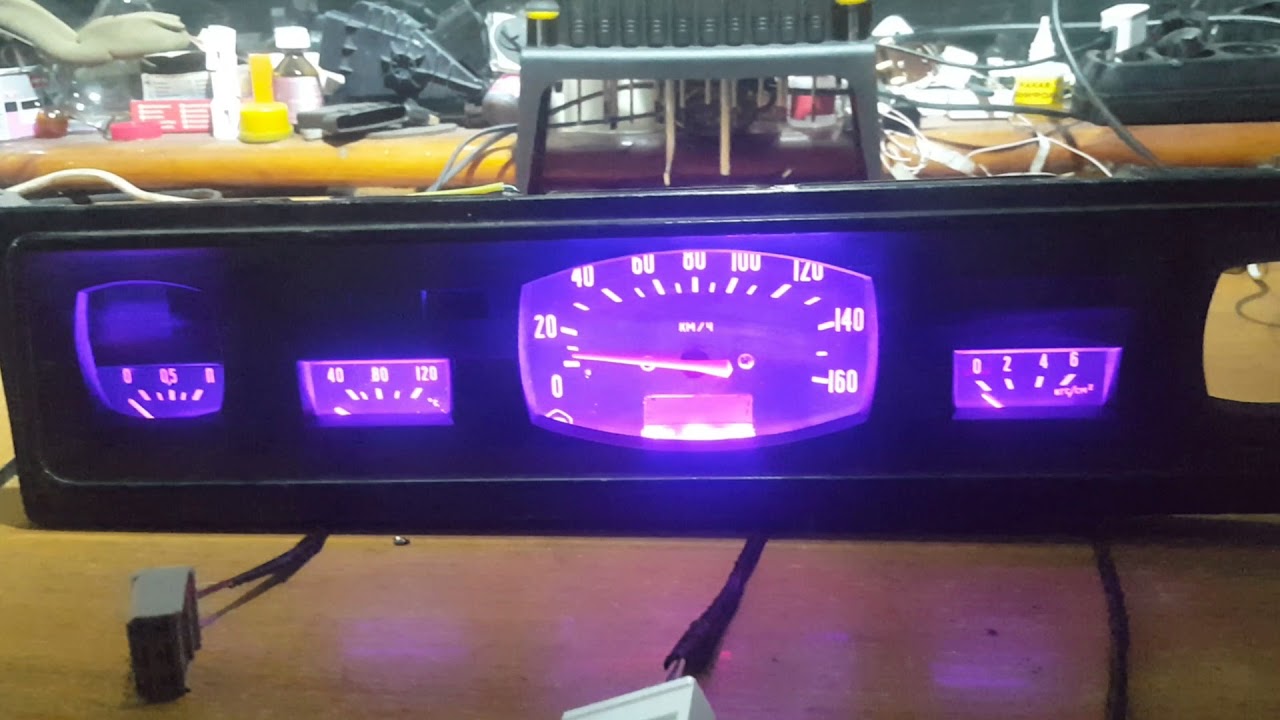 Газ 24: щиток под свап японского мотора. Адаптация панели