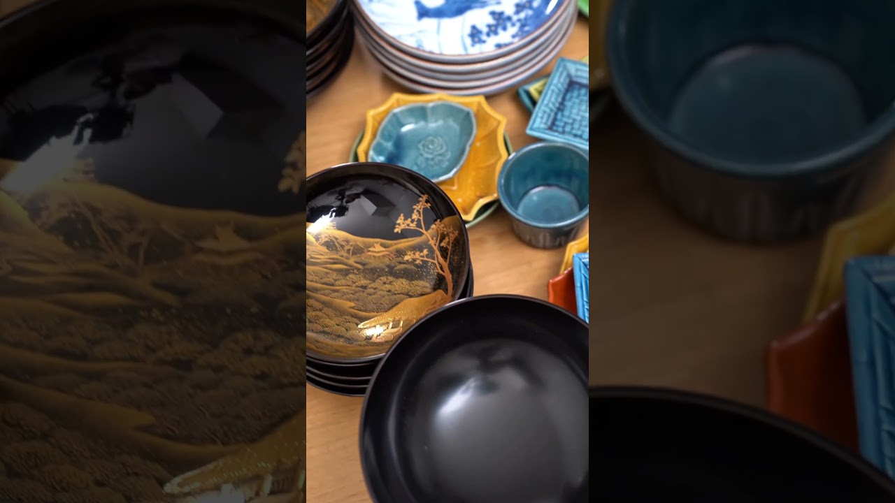 輪島塗漆器 吸い物椀 千鳥絵5個セット 金色の装飾 輪島塗漆器 吸い物椀