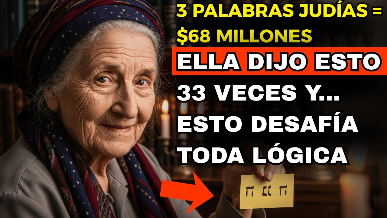 Rabino Millonario: Ella Manifestó $68 Millones Con 3 Palabras Judías — El Secreto Que Pocos Conocen