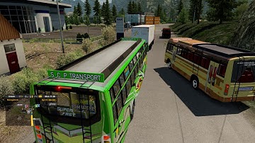 Erode to Coimbatore SCP Private Bus Tamilnadu Near Miss Accident with TNSTC