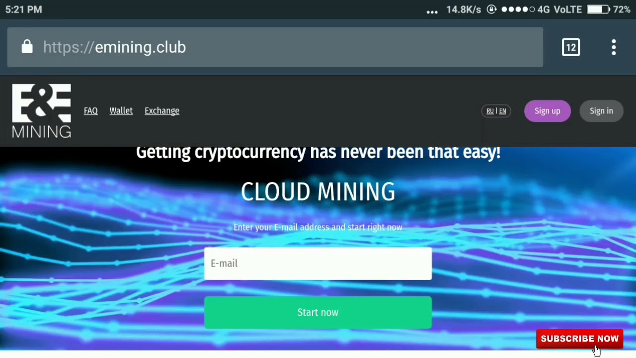 100 GHS free eminig club 2017 cloud mining
