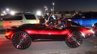 Veltboy314 - Candy Red 1978 Corvette On 30" Forgiato Wheels - Florida Classic 2016, Orlando, FL