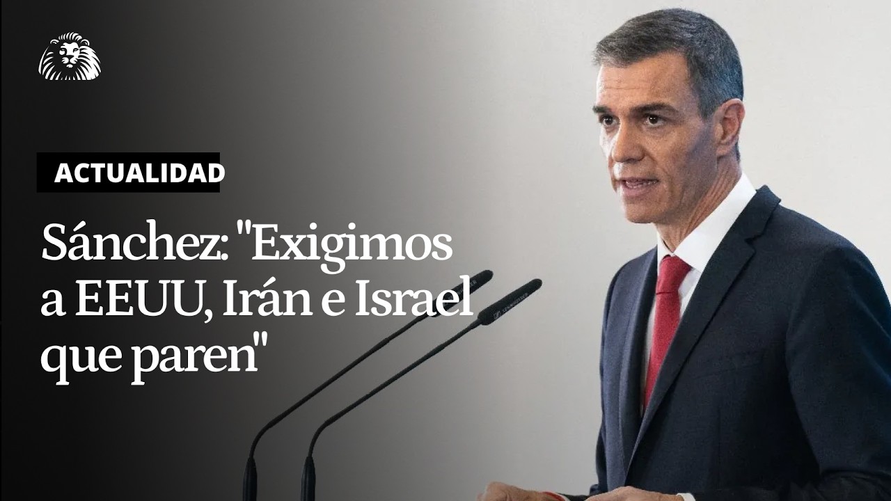 GUERRA IRÁN | PEDRO SÁNCHEZ rompe con la guerra: 