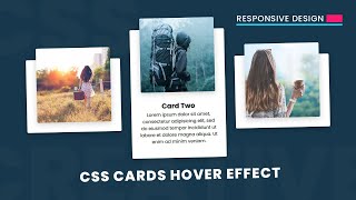 CSS Responsive Card Hover Effects | Html & CSS