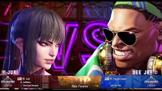 Street Fighter 6 / Juri vs DeeJay / SF6 Ranked Match