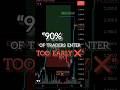 "90% of traders enter too early (and get stopped out)"#trading#forex#smc#priceaction#trader#stock