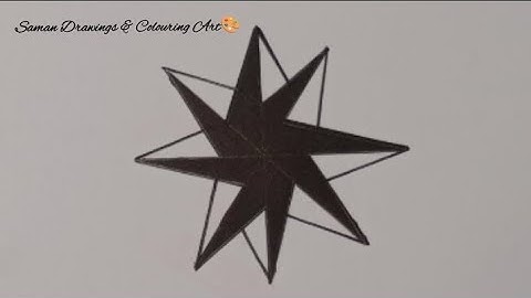 How to Draw a 3D Five-Pointed Star Step by Step | Easy 3D Star Drawing | Easy Optical Illusion Art✨ 