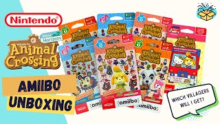 Animal Crossing amiibo Cards Unboxing || Series 2, Series 3, Series 4 and SANRIO || 7 Packs!