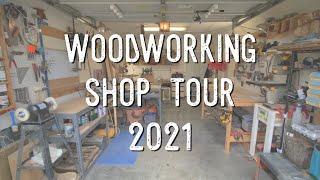 Woodworking in a One Car Garage  //  Shop Tour 2021