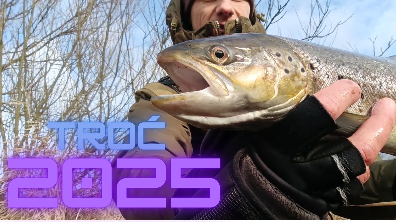 Raz, Dwa, TRZY!!! Sezon 2025 czas zacząć! Styczniowa troć w ciężkich warunkach.