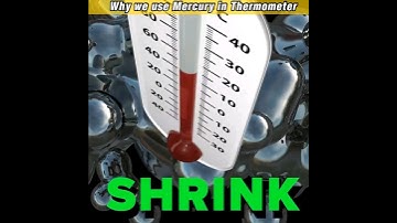 😱 Why we use Mercury in Thermometer🌡️| #shorts #ytshorts