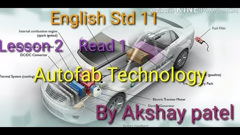 Std 11 English Lesson 2 Read 1 Autofab Technology