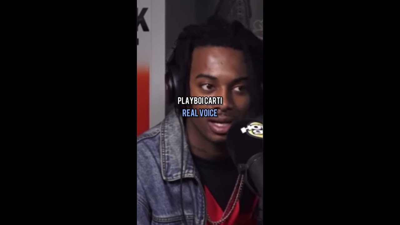 Rappers real voice vs their rapping voice pt.1 🎤🤯 #rap #playboicarti #shorts