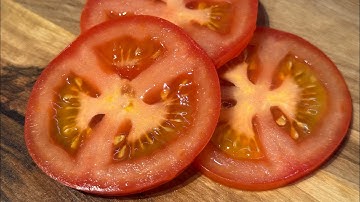 Jak sprytnie pokroić pomidora w plasterki / How to cleverly slice a tomato