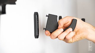 Set all your firearms directly on the wall with ModWall Nano Mounts by Tactical Walls