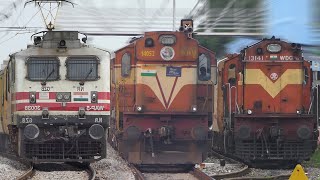 [52 In 1] My 1500th UPLOAD Video | 32 ELECTRIC Trains and 20 DIESEL Trains at Full Speed | I R