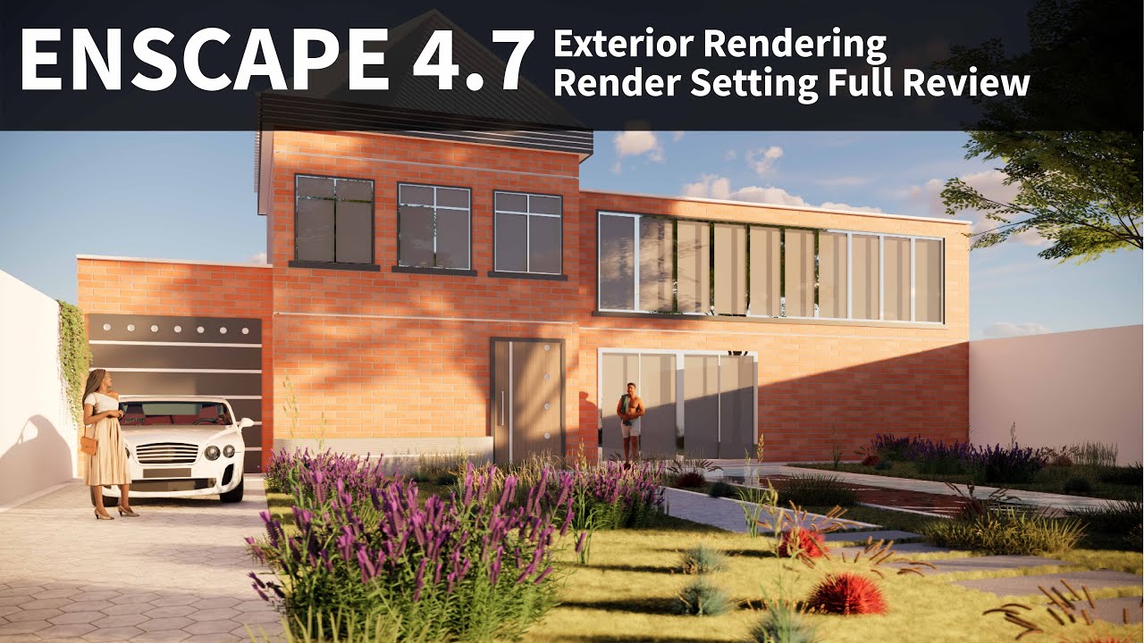 How To Render Realistic In Enscape SketchUp - Fast Review - YouTube