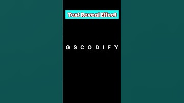 Pure CSS Text Reveal From Smoke Animation Effect #gscodifytechnical #shorts #viral