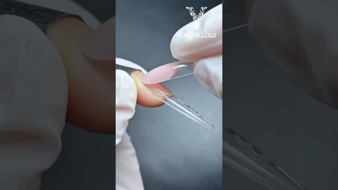 How to make perfect nail extensions? Used: PF04 Extension Gel, W557 Sandwich Dual Form 