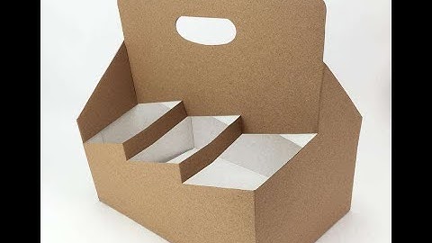 Six bottles holder boxes tested by GS-1100 Folder Gluer Rolam