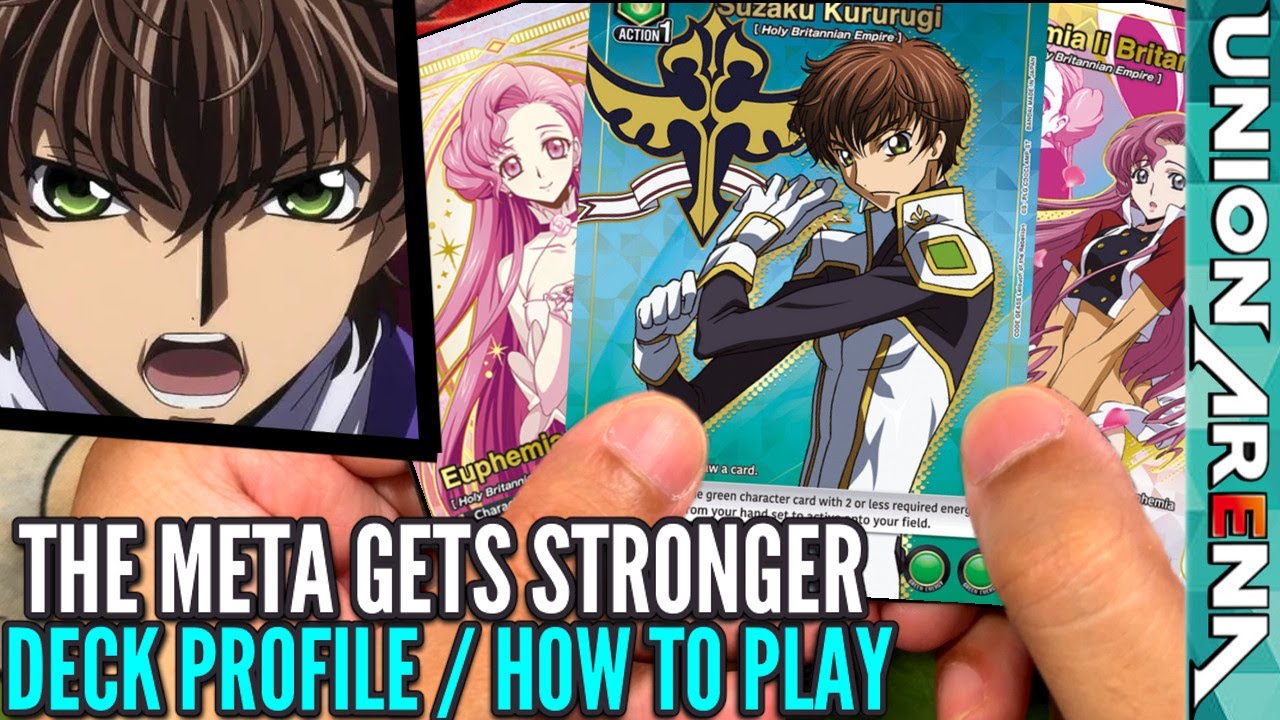 Code Geass Deck Profile & How To Play - Green Suzaku, Lancelot, Euphemia (CGH-2) | Union Arena