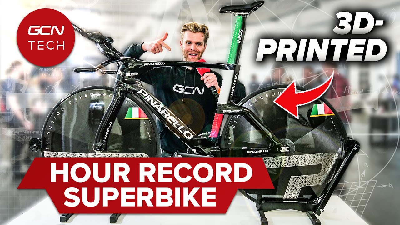 Filippo Ganna's 3D Printed Hour Record Bike!