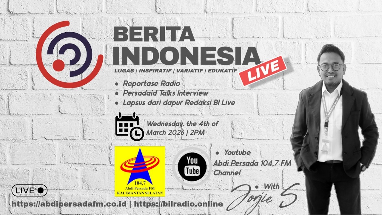 BERITA INDONESIA LIVE 4 MARET 2026