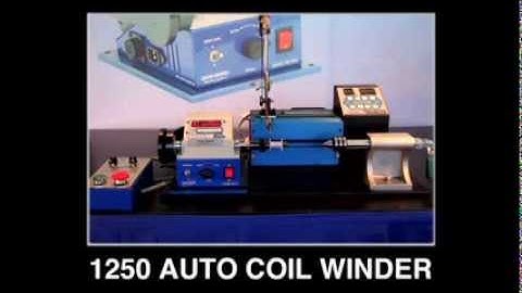Winding Video - Demonstration of Adams-Maxwell Coil Winders