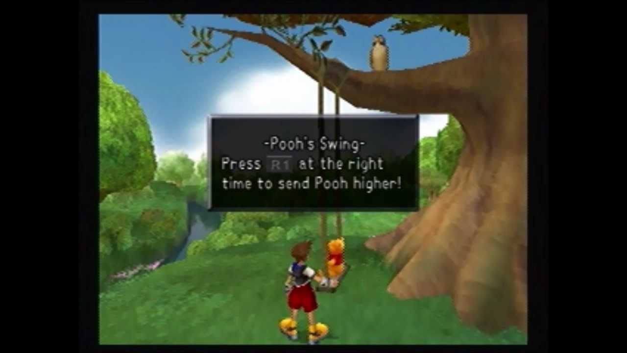up swing push t Pooh's  YouTube Kingdom Hearts Swing Minigame  #8