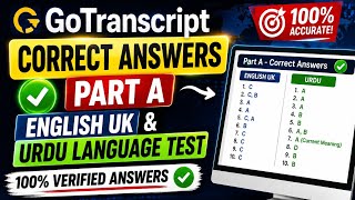 Live Which GoTranscript Part A Answers Are Actually Right Camera Feed