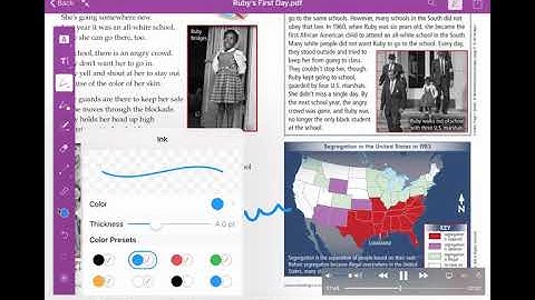 How to annotate a PDF and submit for a Canvas Assignment in Student App | For Students