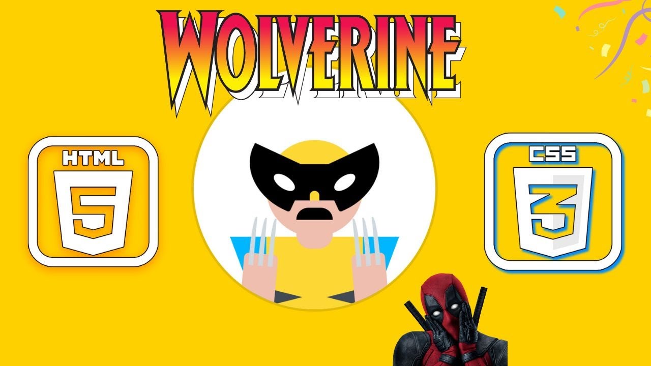 Creando a Wolverine con HTML y CSS Puro: Tutorial de Diseño Web 😎✅