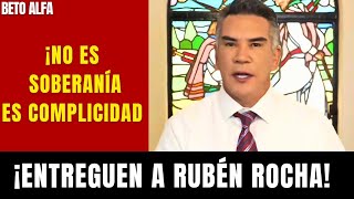 "ENTREGUEN A ROCHA" ¡Alito Moreno exige a Claudia Sheinbaum! 