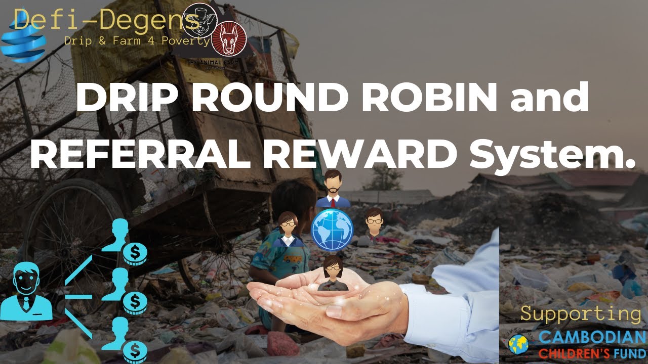 Drip Faucet drip community team rewards Br34p round-robin referral overview and break down