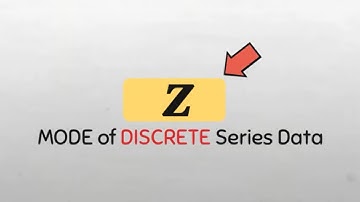 How to find the Mode of Discrete Series data #maths #statistics #centraltendency