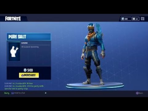 New Fortnite Pure Salt Taunt Youtube How To Taunt In Fortnite Pc How To Taunt In Fortnite Pc New Fortnite Pure Salt Taunt Youtube