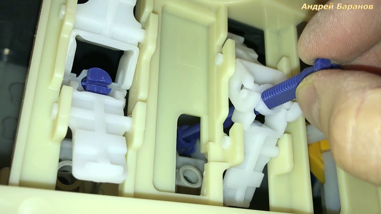 Монтаж кнопки на инсталляцию - YouTube