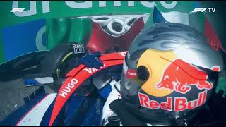 Daniel Ricciardo Onboard Crash With Alex Albon During Japanese Grand Prix 2024
