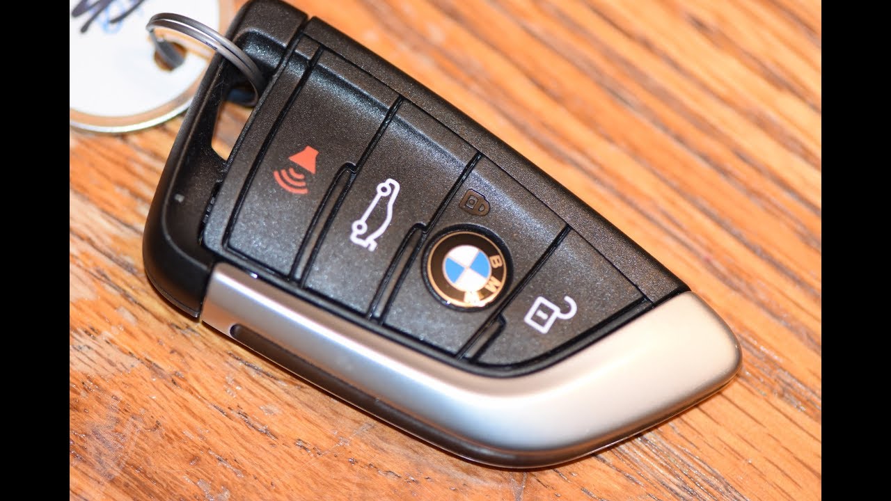 DIY BMW - How to change SmartKey Key fob Battery on BMW X3 X5 X6 - YouTube