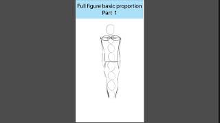 Full figure basic proportion part 1 #shorts #figuredrawing #art #painting screenshot 5