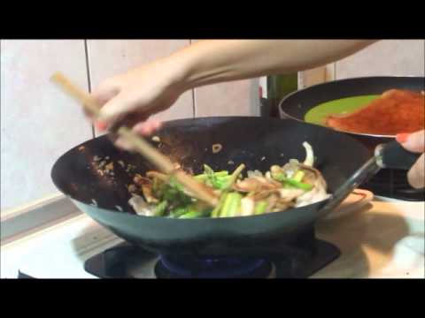Asparagus and Mushroom Stir-Fry