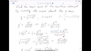 Area of a Surface of Revolution - Calculus 2 (8.2b)